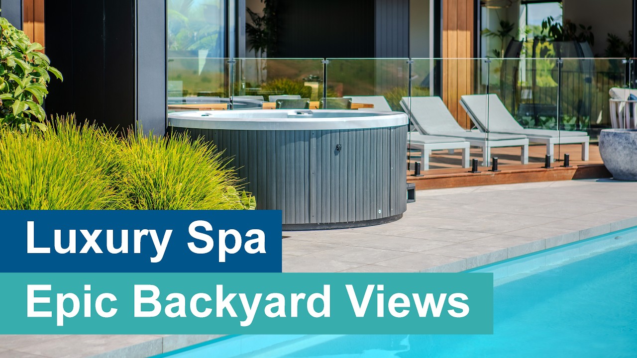 Outdoor Spa Perfection with Fisher® Orbit™ and Poolside Views