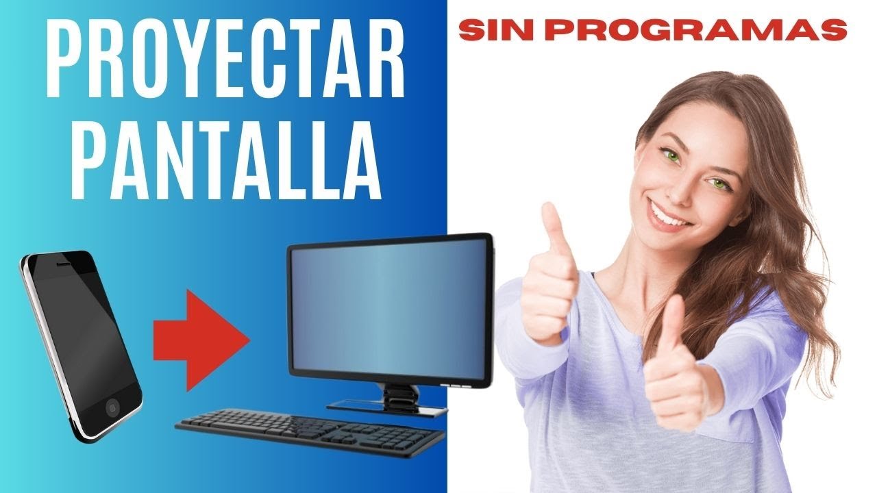 💡 Como PROYECTAR la pantalla del CELULAR en tu PC sin instalar programas ✔️