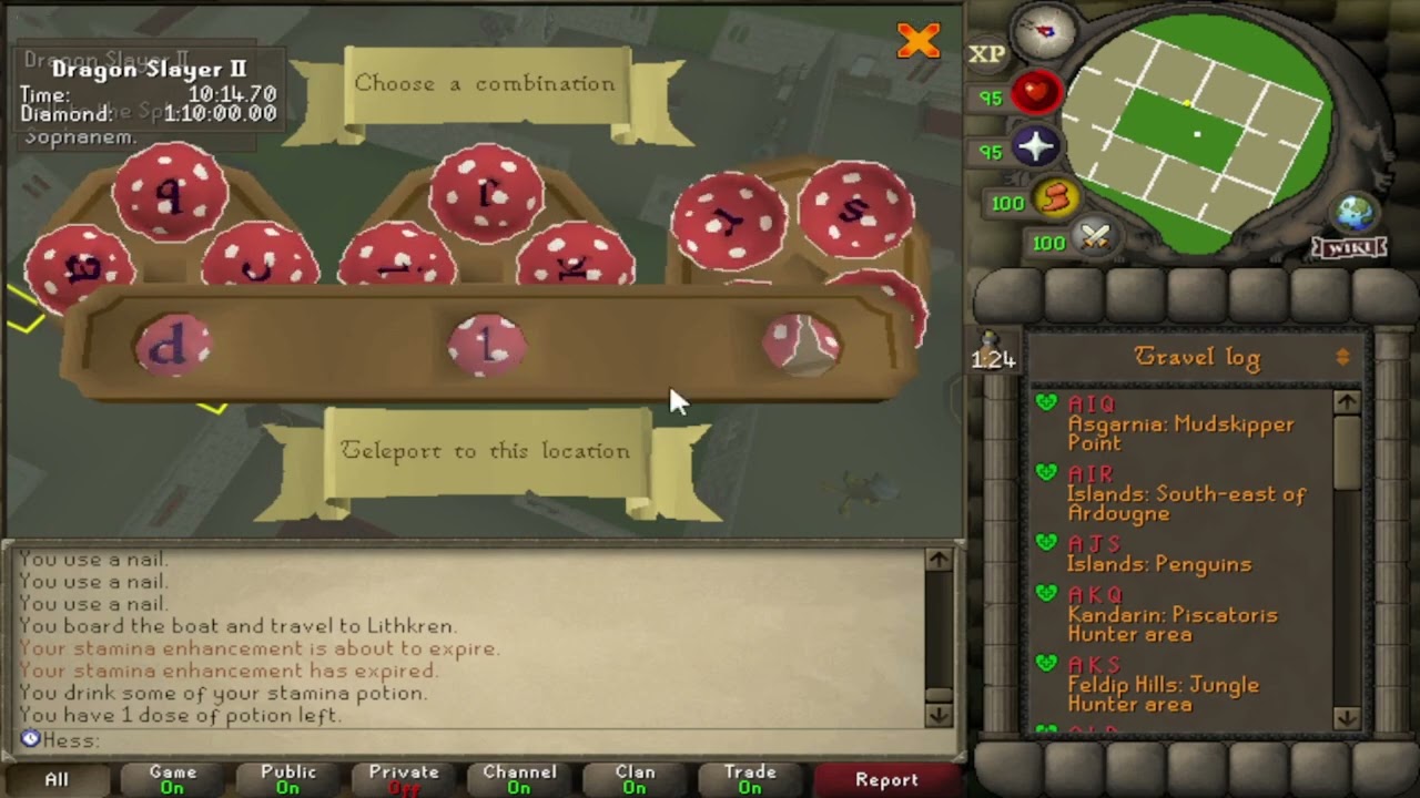 Quest Speedrunning - Dragon Slayer 2 [1:03:04.20] (Diamond Trophy)
