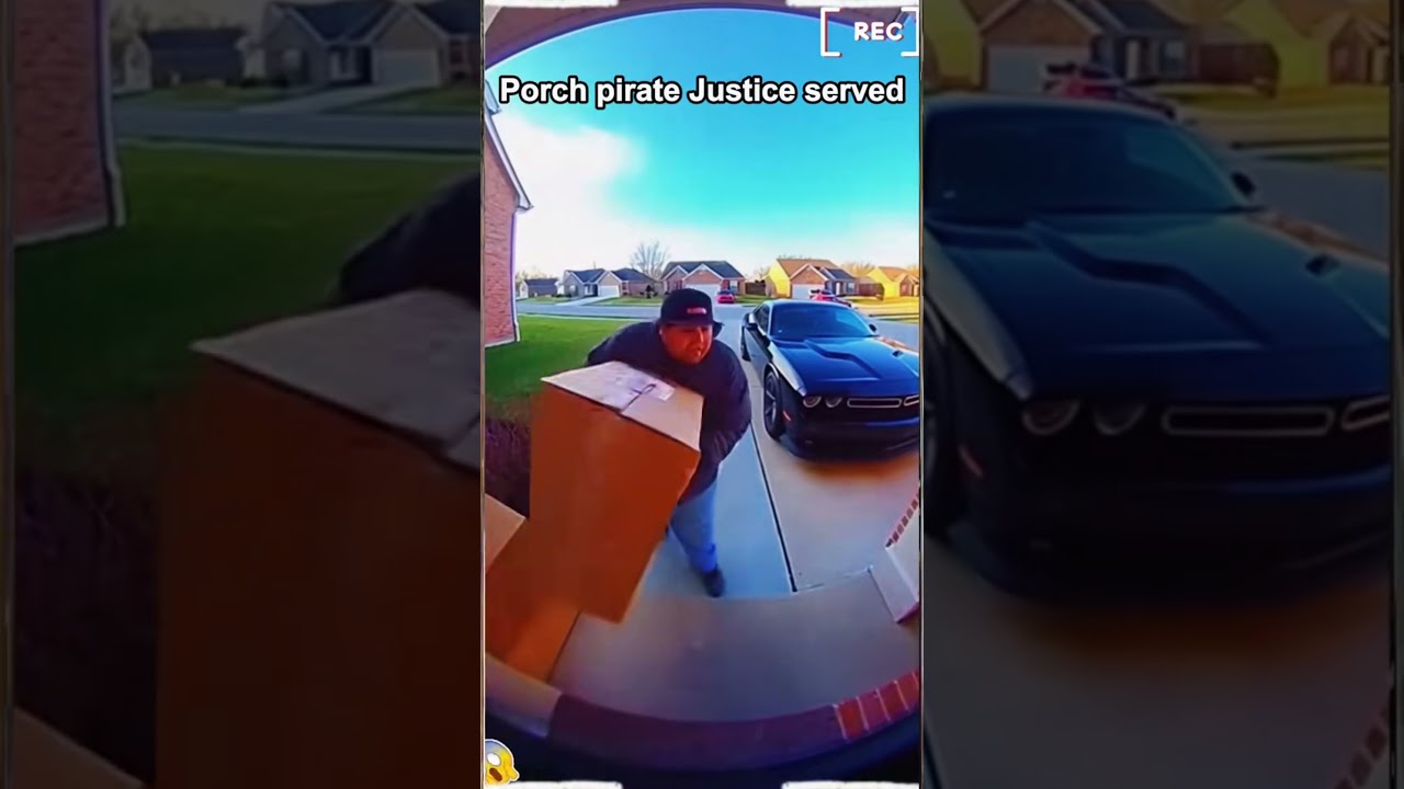 porch pirate instantkarma Ep64 #shortsfeed #funny #shortvideo #video#viralshorts #viral #shorts #fyp