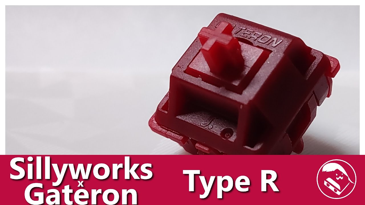 Sillyworks x Gateron Type R switch sound test and review | One of the greatest tactiles of all time