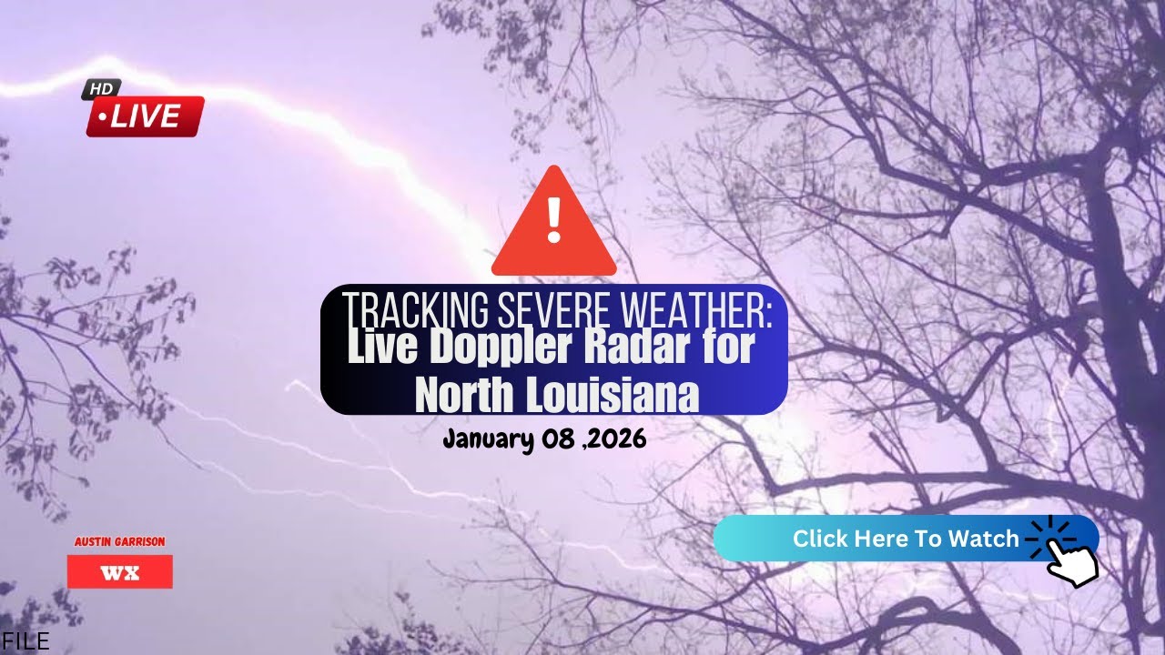 Tracking Severe Weather: Live Doppler Radar for North Louisiana