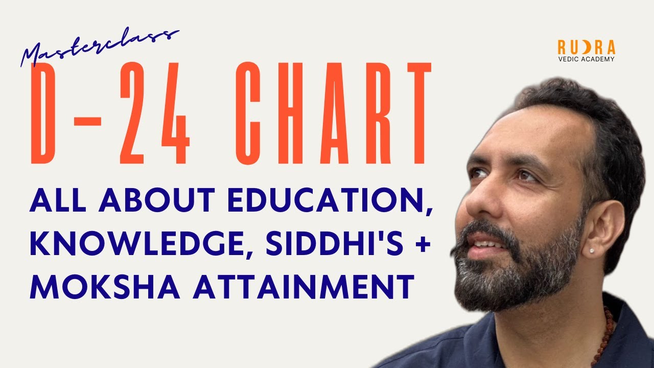 Master Class: D 24 Chart - All about education, knowledge, Siddhi's and Moksha Attainment.