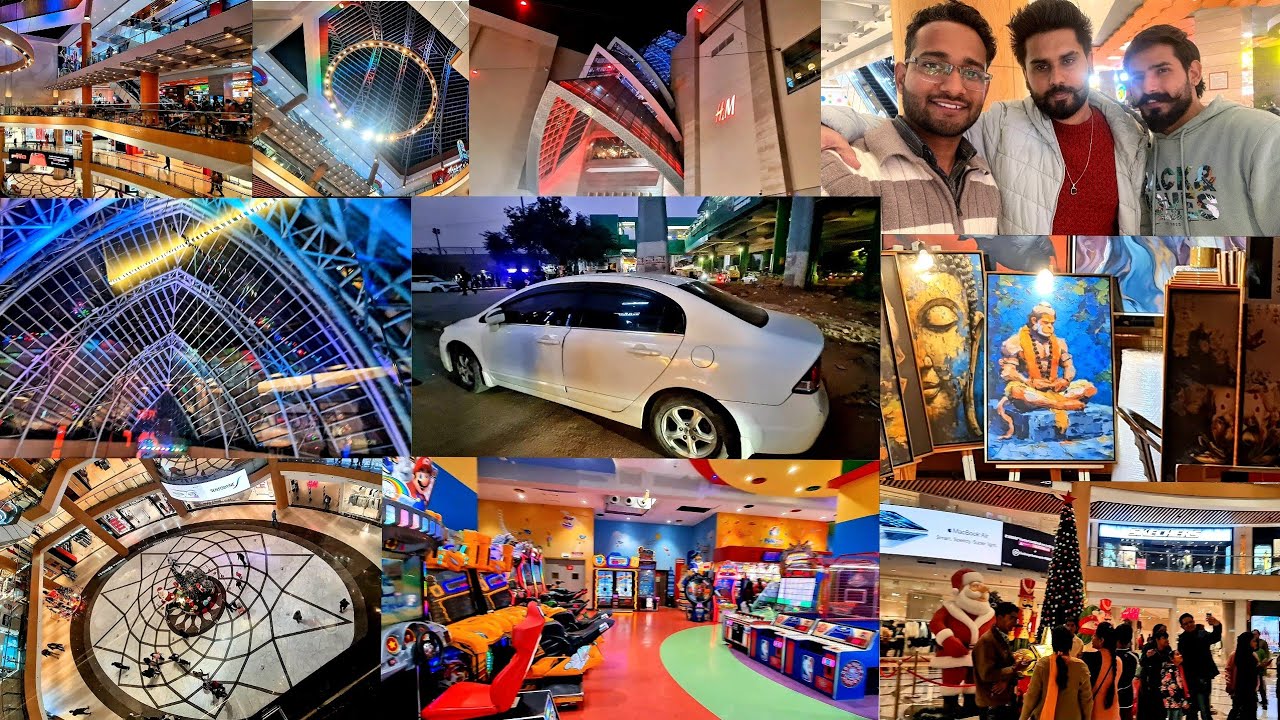 Vegas Mall Dwarka Tour 🔥 | First Time Visit 😍 | Gaming Zone 🎮 Food Court 🍔 Architecture 🏙️