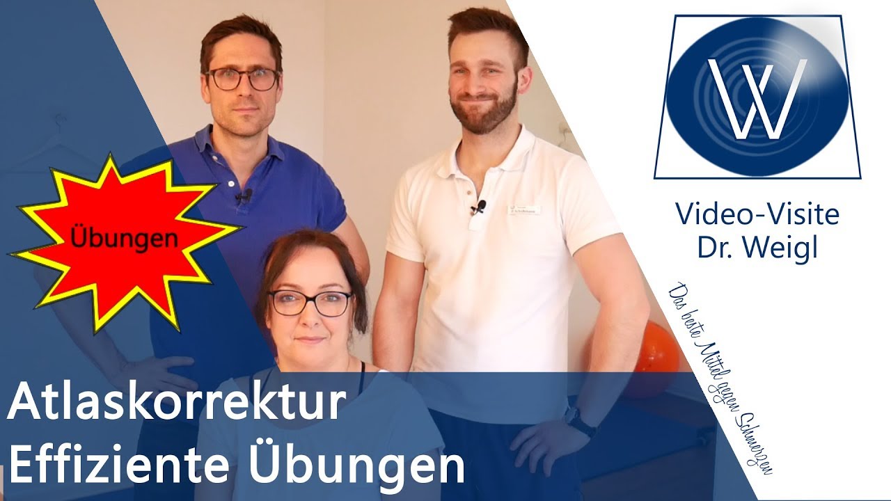 Atlaskorrektur (Atlastherapie) selbst durchführen ✅ Soforthilfe & 3 effiziente Übungen für zu Hause