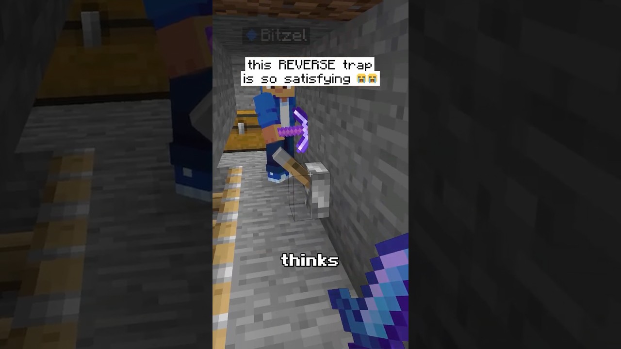 мгновенная ловушка кармы 😁 #майнкрафт #игра