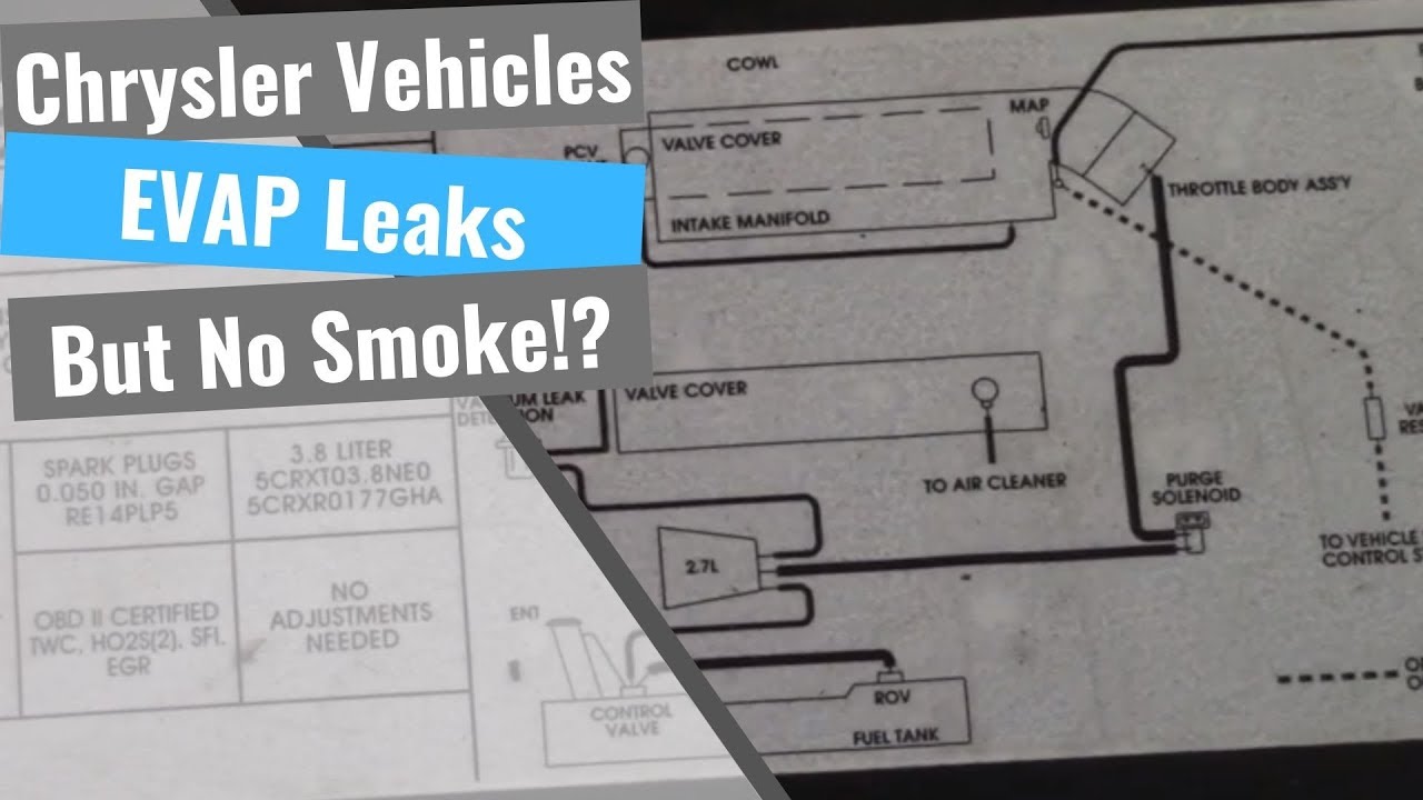 Chrysler Vehicles: Codes P0455 P0456 EVAP Leaks?
