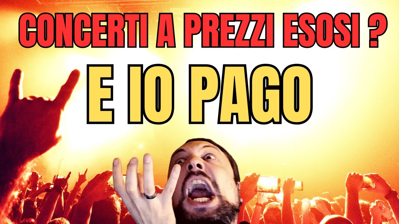 Perchè i GRANDI CONCERTI sono arrivati a COSTARE così TANTO?