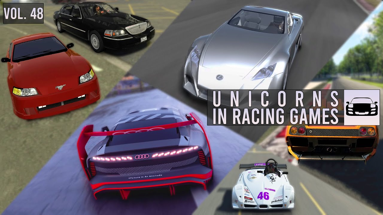 20 Cars You RARELY See in Games - Unicorns in Racing Games (Volume 48)