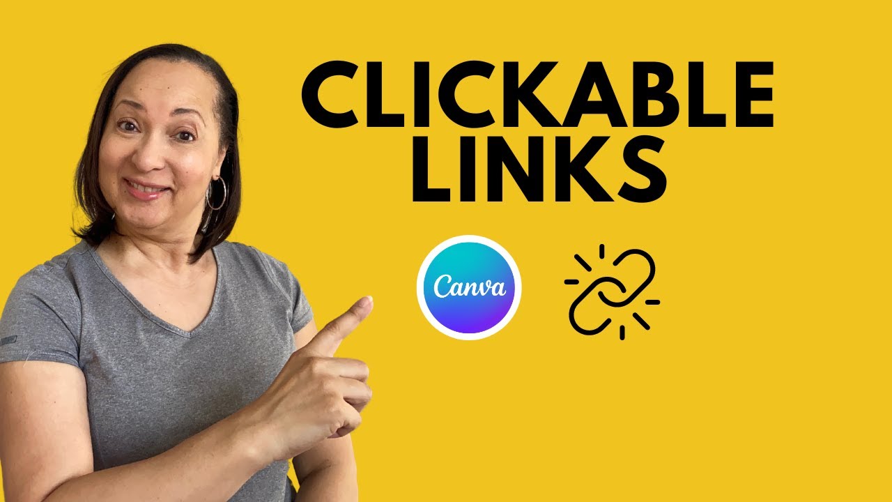 How to ADD a LINK to an IMAGE in CANVA 2025 - EASY!