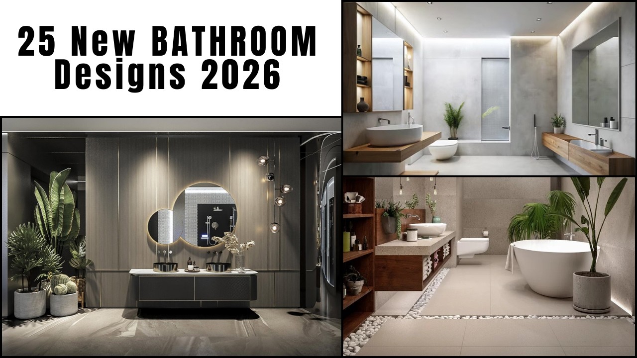25 Stylish  Bathroom Design 2026 | Small Bathroom Decor Ideas| Modern Bathroom Interior Designs
