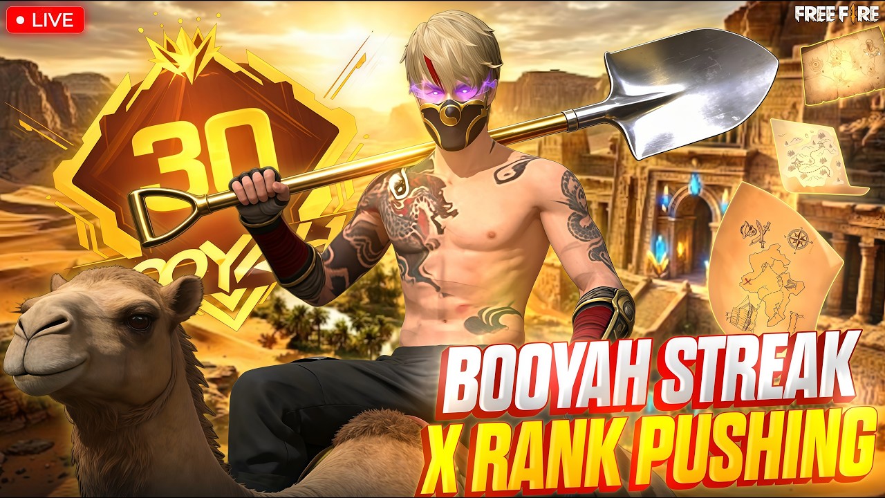 30 BOOYAH STREAK CHALLENGE😱 🔥 FFK PRASANTH ON LIVE🔥  #ffkprasanth #fftamil