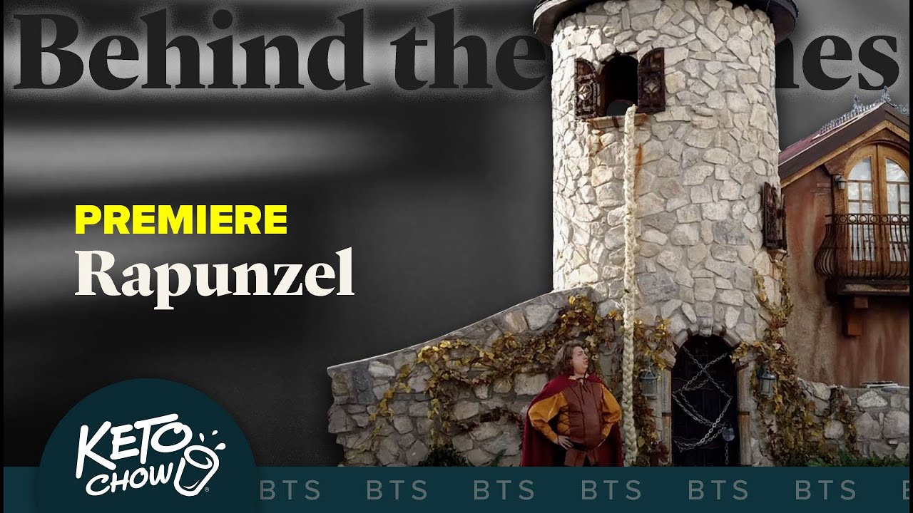 👸🤴🏰 Keto Chow Commercial Premiere 🎬 Behind the Scenes 🎥 - Rapunzel