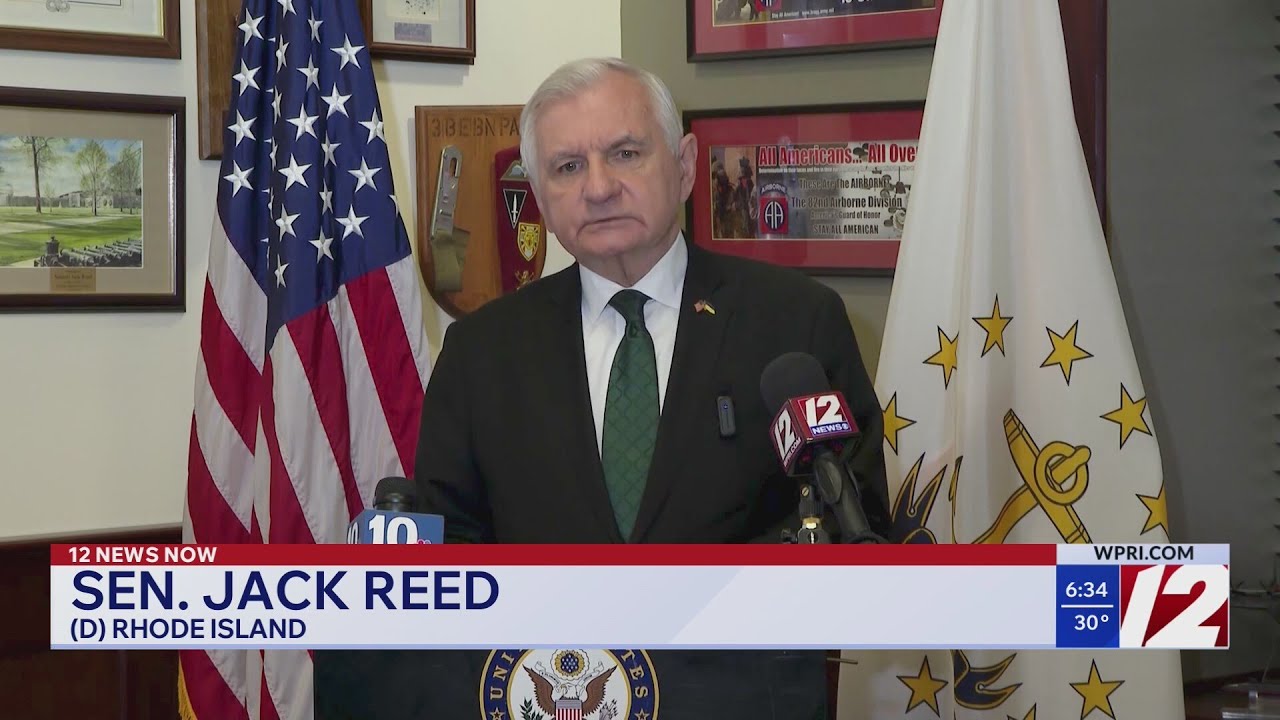Sen. Reed backs Iran war powers vote, says Trump is ignoring Constitution