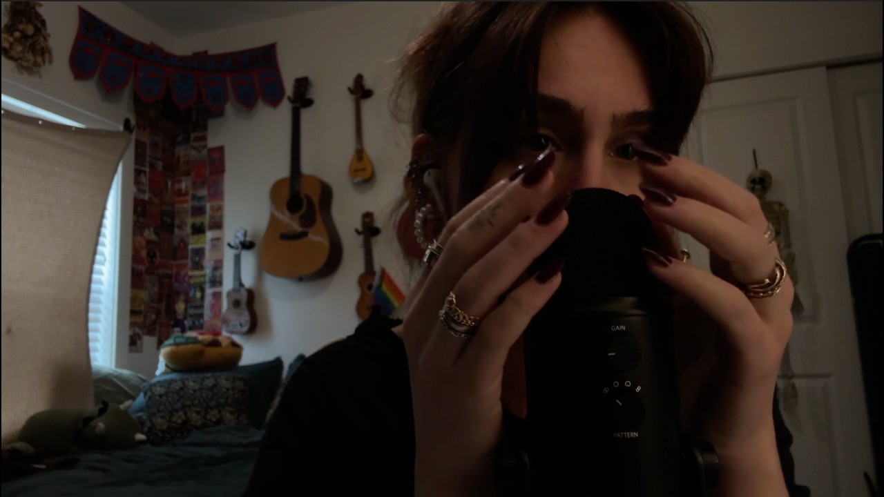 mic scratching & mouth sounds looped for 1 hr no talking 🕯️🪄🔮