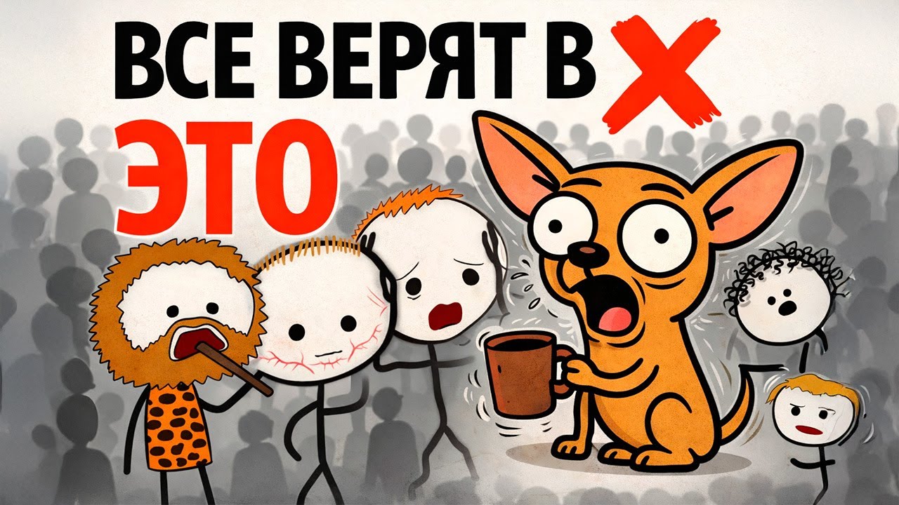 😱 10 МИФОВ, в которые все до сих пор верят. И ты тоже