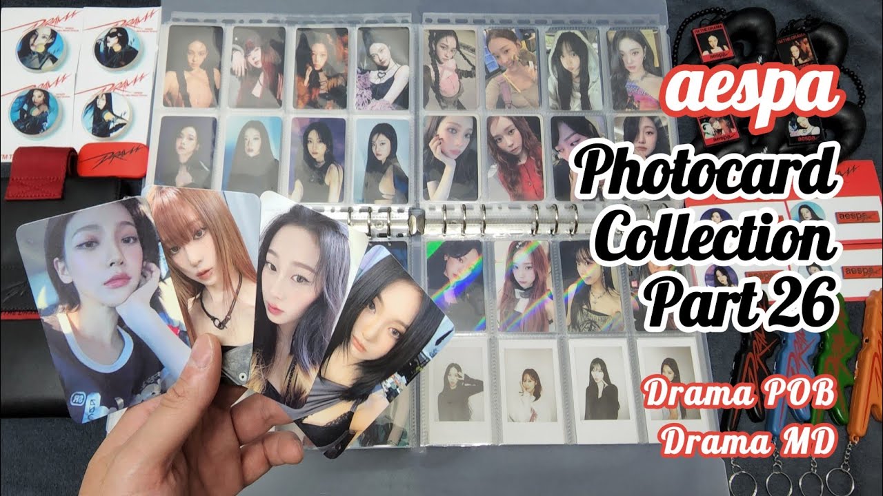 [Photocard] AESPA - Photocard Collection (Part 26) - Drama POB + Black & White MDs