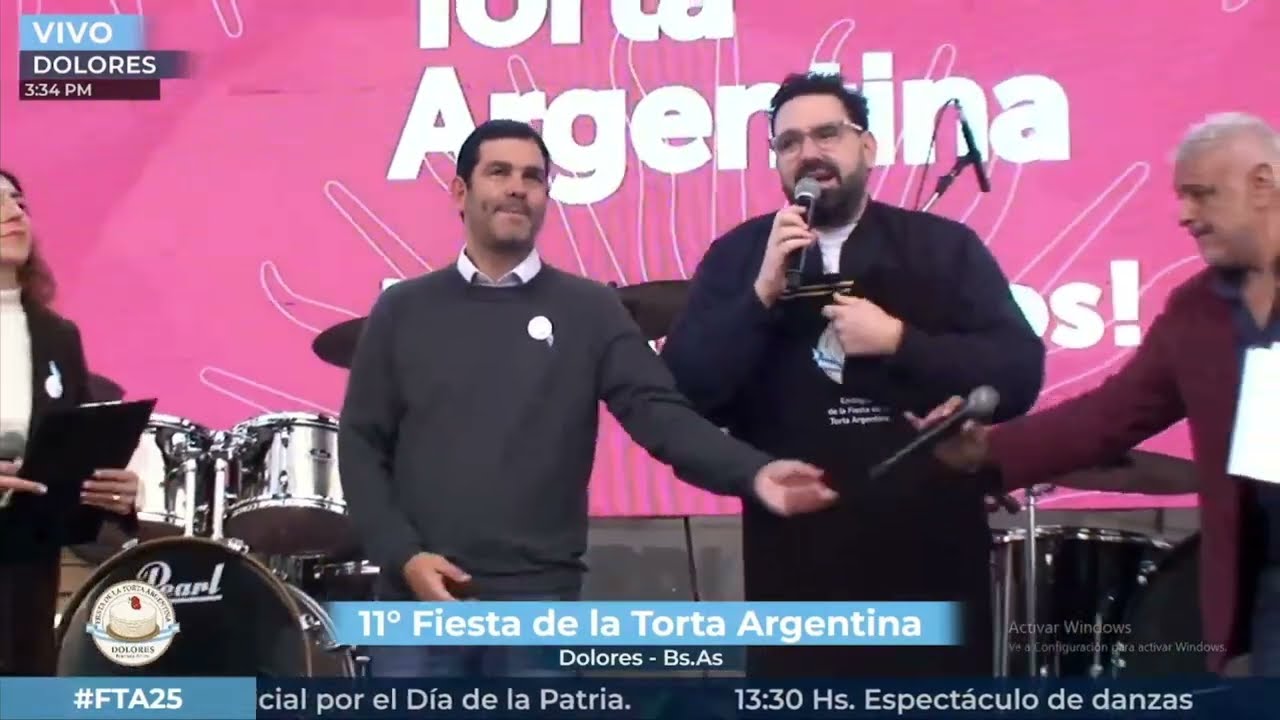 Damián Betular en la Fiesta de la Torta Argentina | Dolores | Buenos Aires, Argentina | 24.05.25