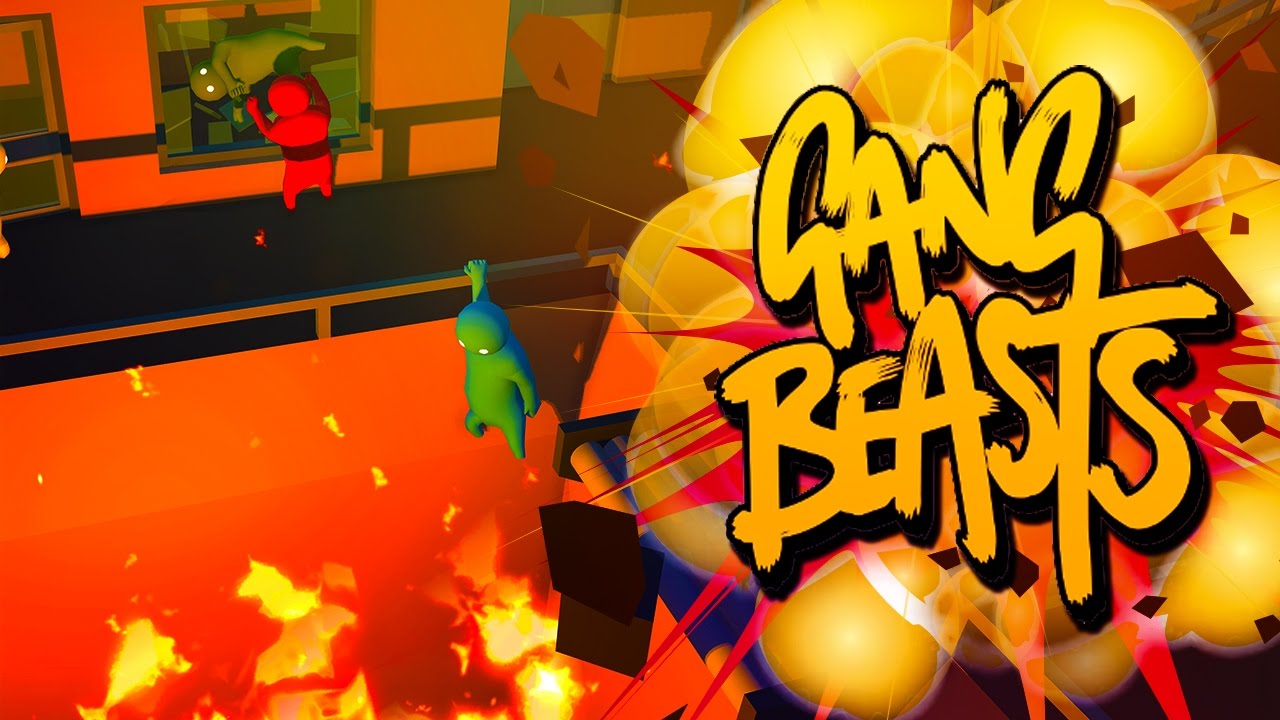Gang Beasts - I CAN'T SEE!! (Gang Beasts Funny Gameplay!)