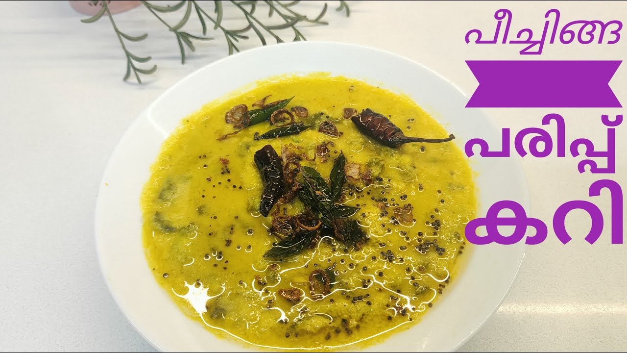 പീച്ചിങ്ങ പരിപ്പ് കറി||Ridge Gourd Dal Curry in Malayalam||Peechinga Parippu Curry Malayalam