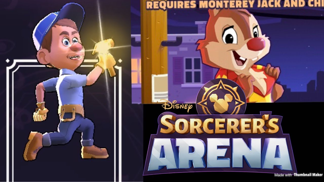Disney Sorcerer's Arena - Unlocking Fix-It Felix! Chip and Dale Event!