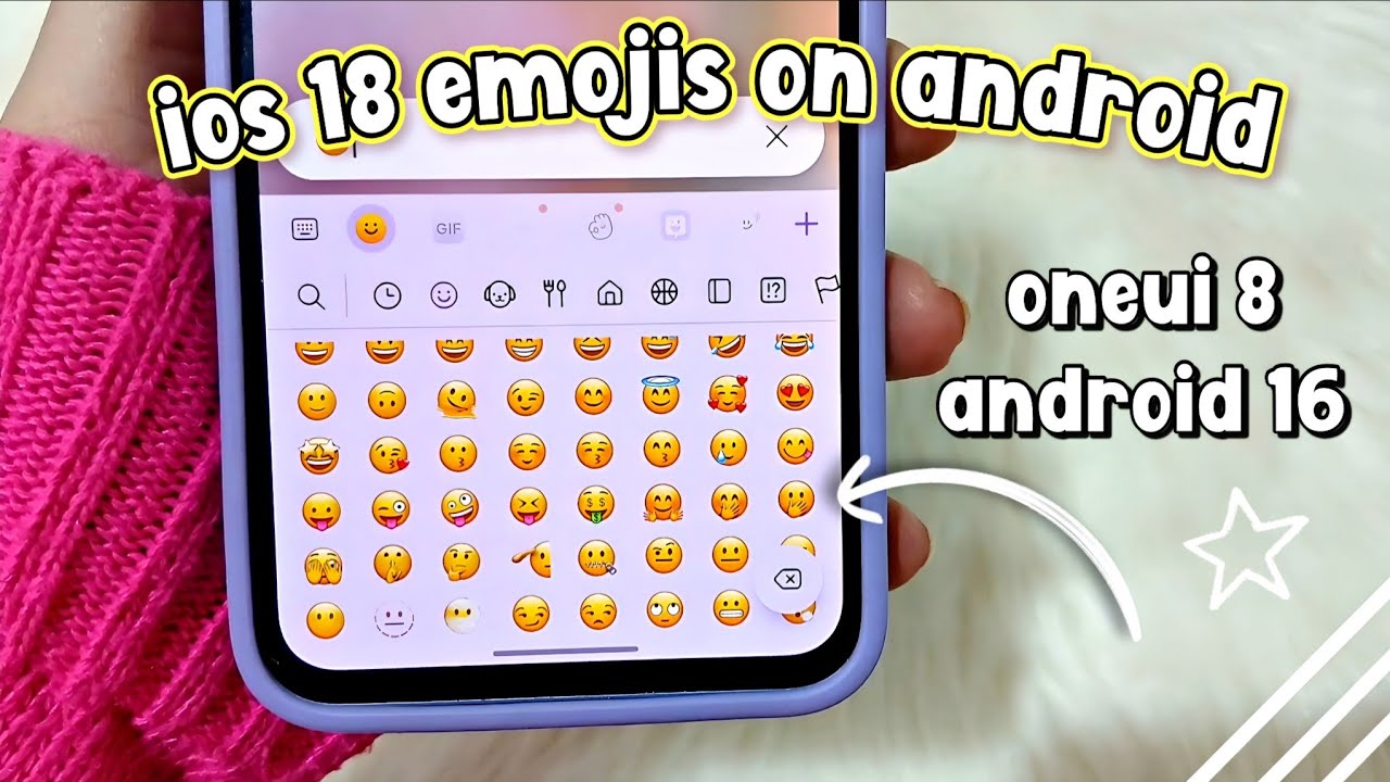how to get iphone emojis on android ✨️ samsung One UI 8 Android 16