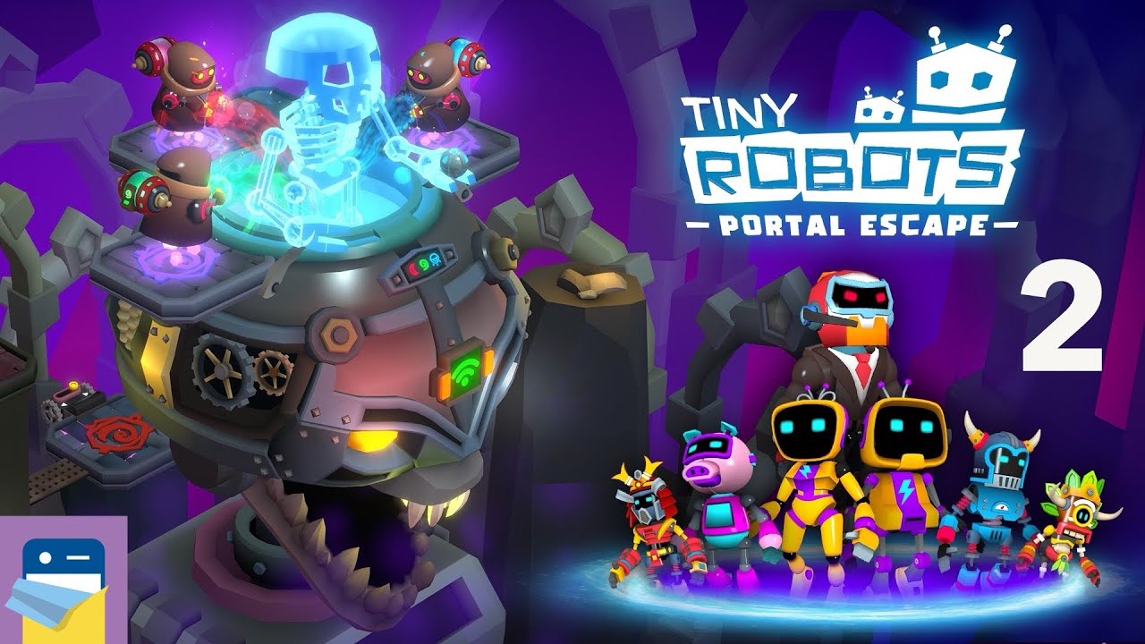 Tiny Robots Portal Escape: Chapter 2 Grandpa’s Friends Walkthrough Guide & iOS/Android Gameplay