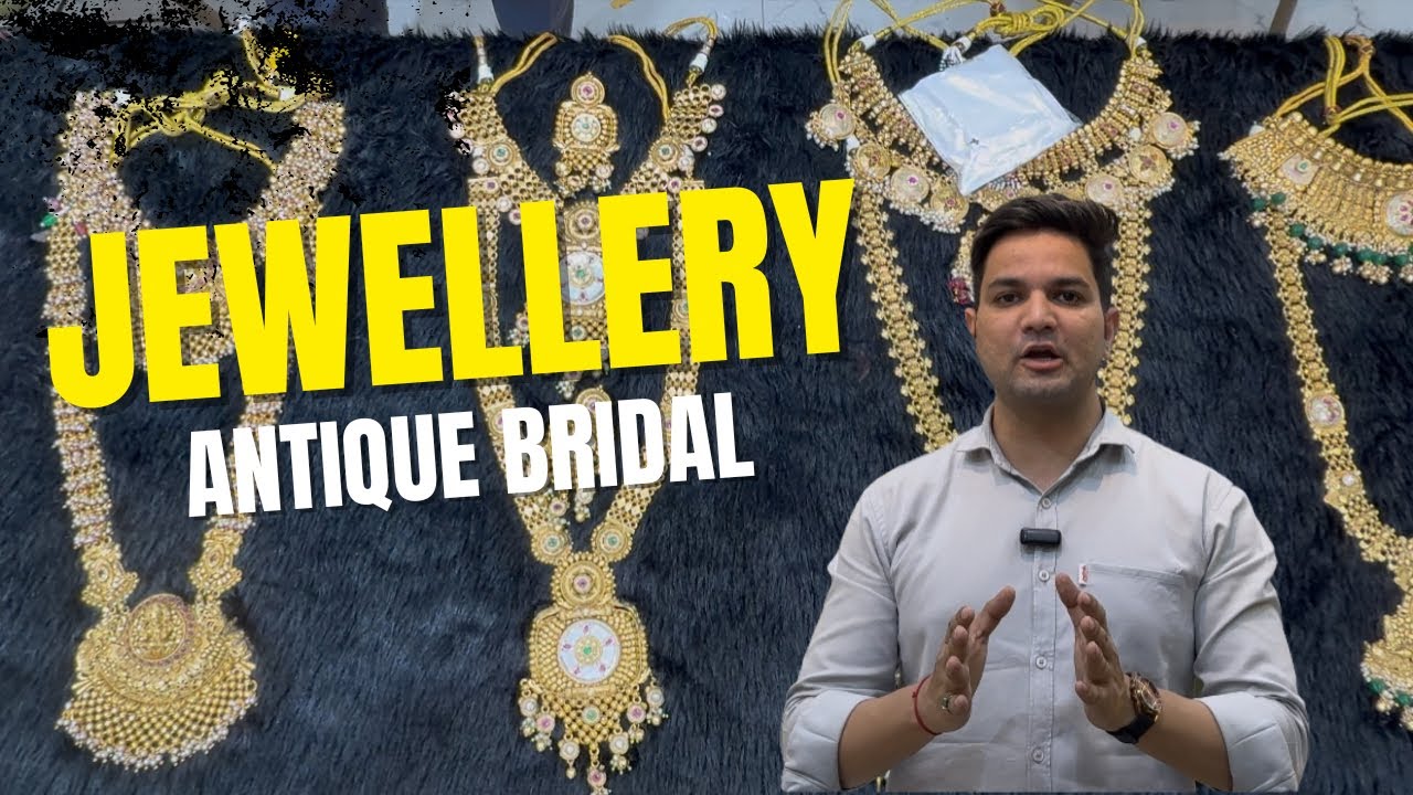 ANTIQUE BRIDAL JEWELLERY || ABHUSHAN PLACE ##newvideo @satyajewels 
