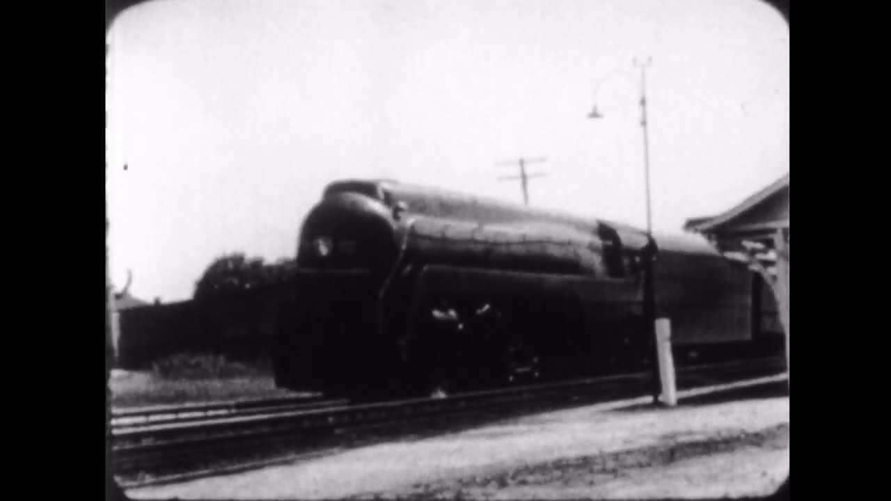 1954 N&W Steam Locomotives in Action - Highlights from Blackhawk Railroad Series, 8mm silent