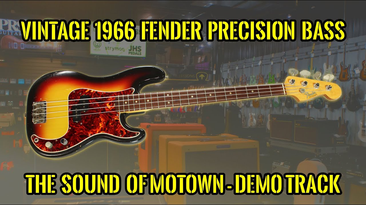 Vintage 1966 Fender Precision Bass | The Motown Bass Sound | Tone Tailors
