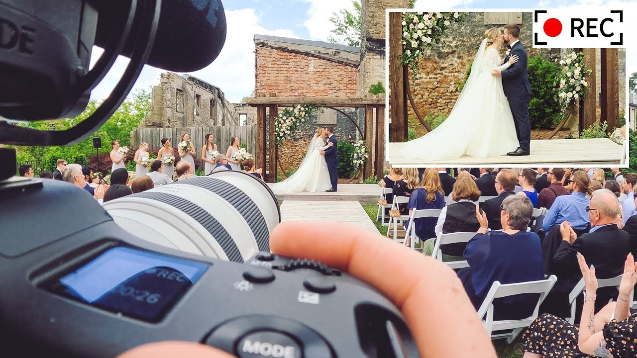 Wedding Videography Behind The Scenes SOLO Handheld | Simple Wedding Video