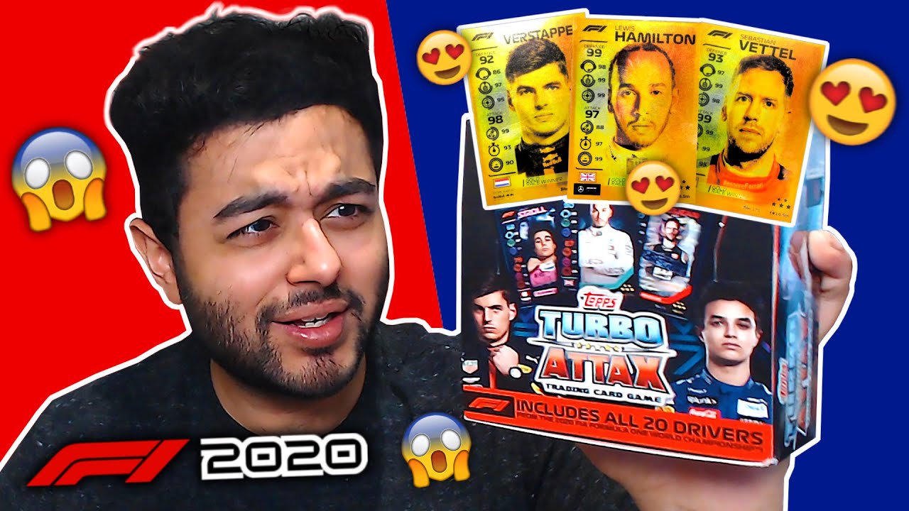 I PACKED THE RAREST F1 TRADING CARDS! - Opening 200+ F1 Turbo Attax Cards Mega Box!