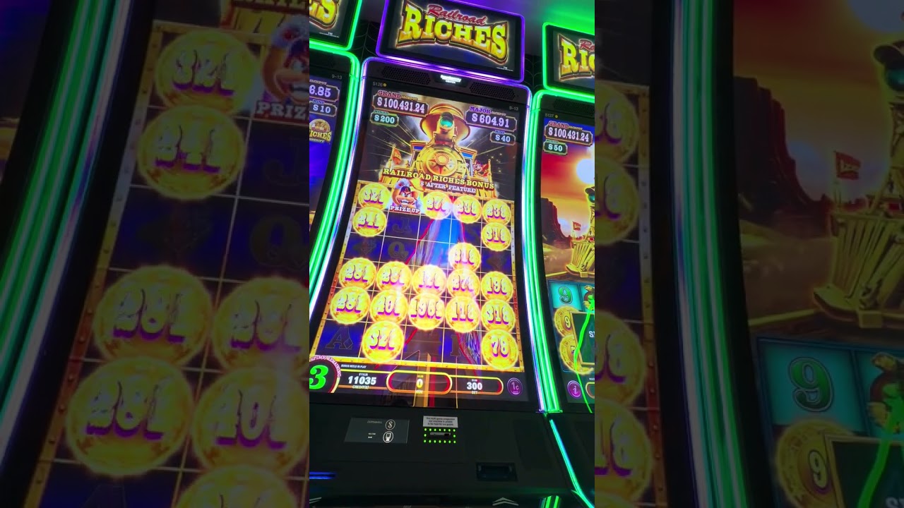 Railroad riches gold train big win