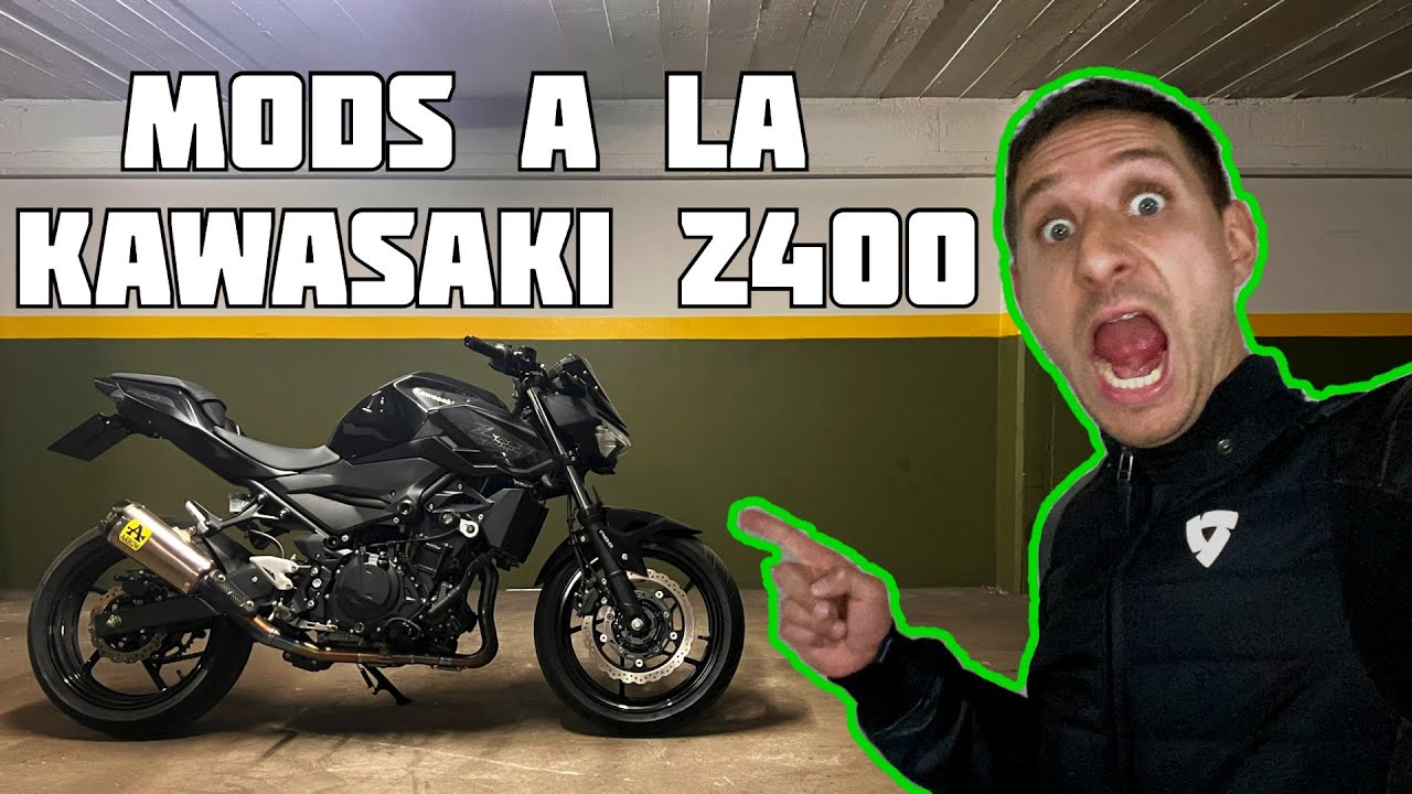 🔥EQUIPANDO de ACCESORIOS la KAWASAKI Z400
