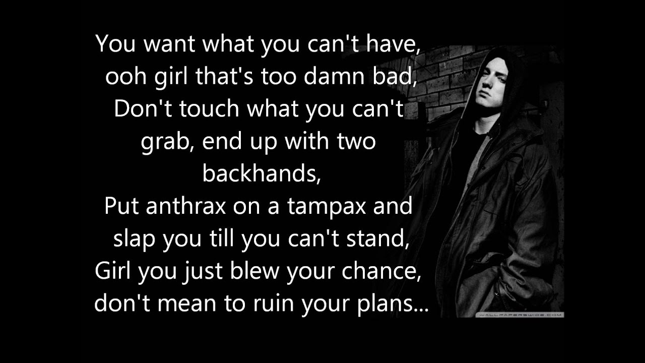 Eminem - Superman (lyrics on screen)