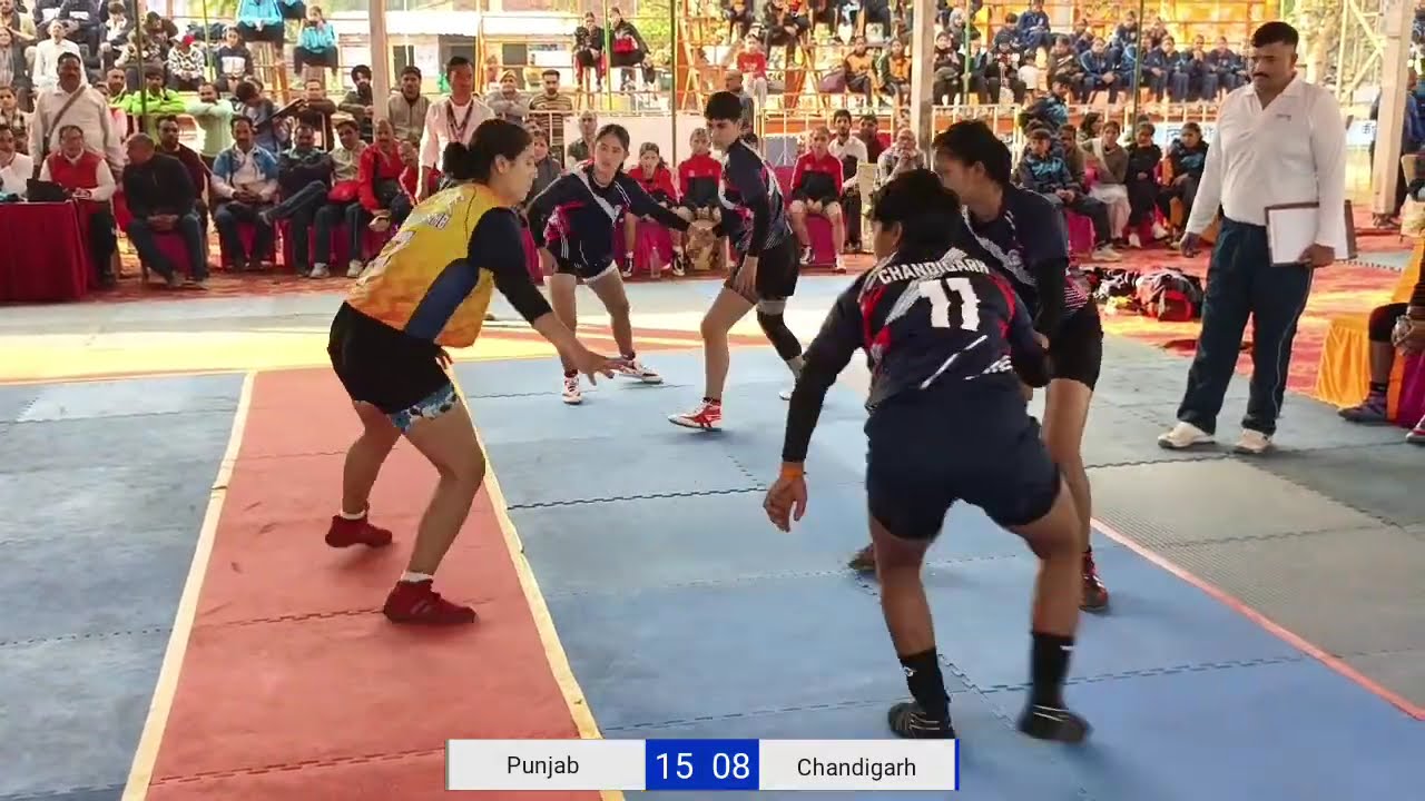 Punjab vs Chandigarh U19 National School Girls Kabaddi Championship Himachal Live