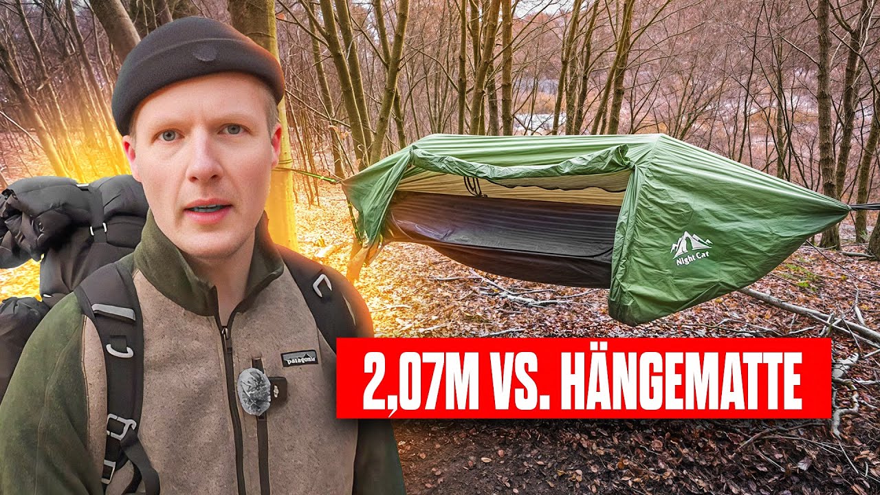 2,07m vs. Hängematte – Der ultimative Test der Night Cat Pro Hammock in Dänemark