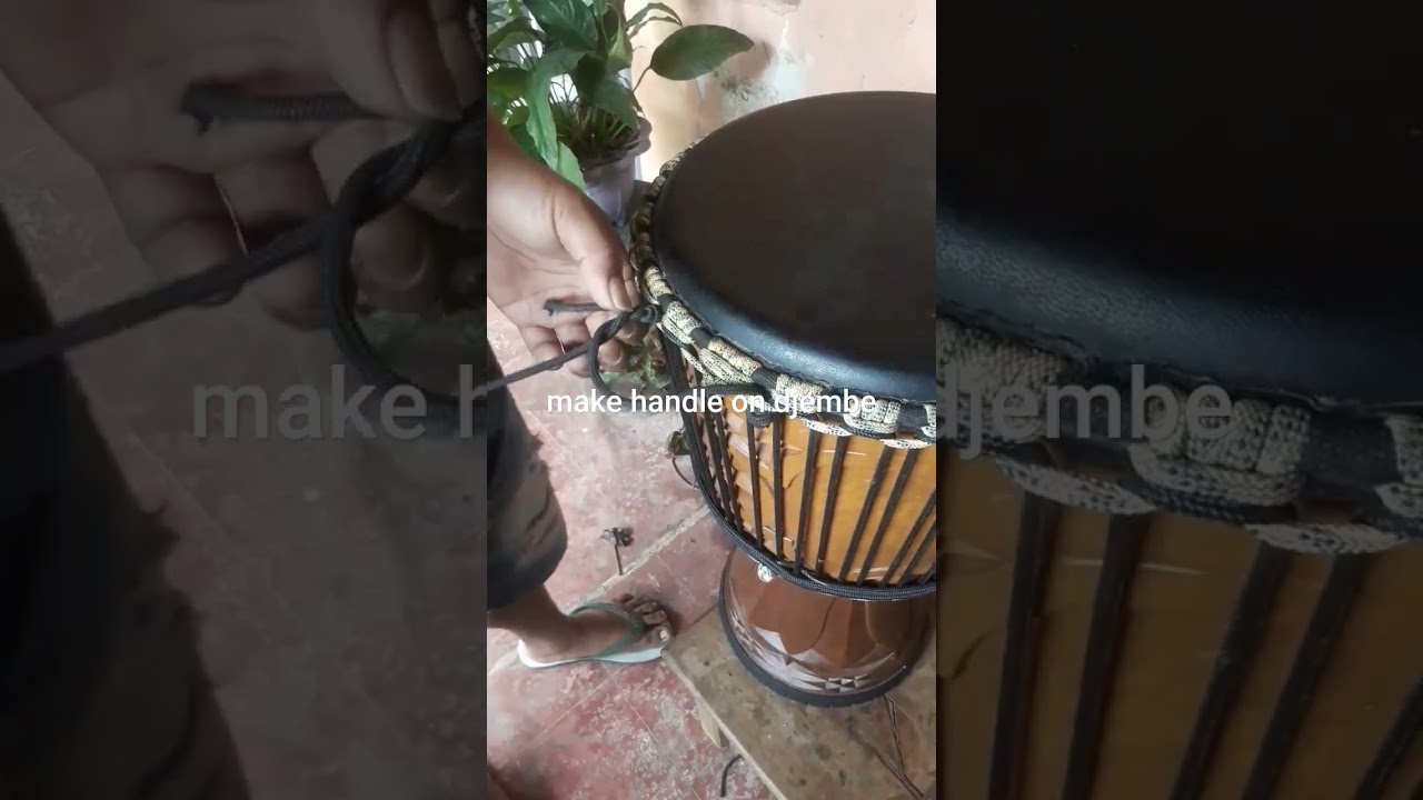 make handle on djembe