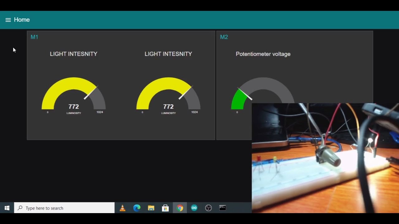 Analog Sensor  Reading| Arduino|Node-Red| Serial Coomunication|Node_Red-UI
