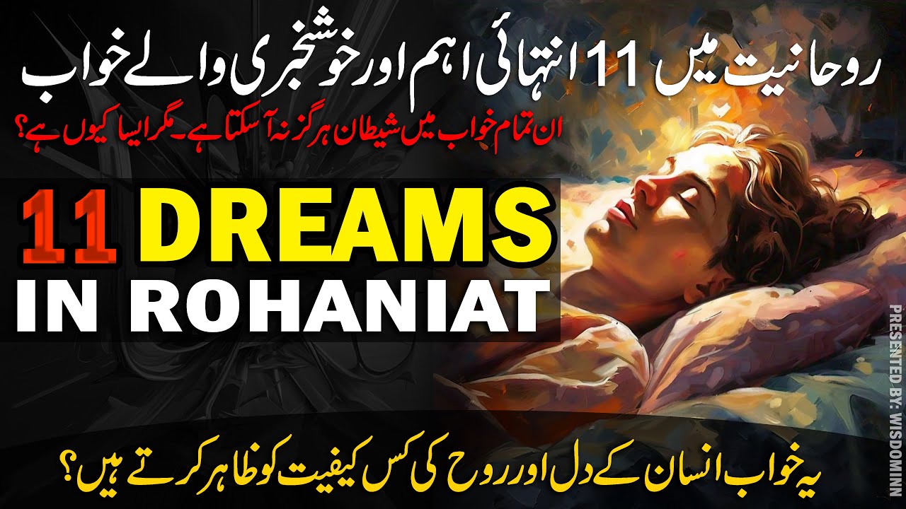 Dreams in Islam |  Rohaniyat ke 11 Khwab | Rohaniyat Allah ke Wali ke Khwab Sufism Urdu Hindi