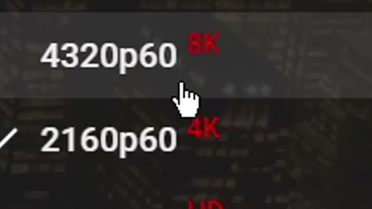 I play 8K 60fps on pc screen 😳