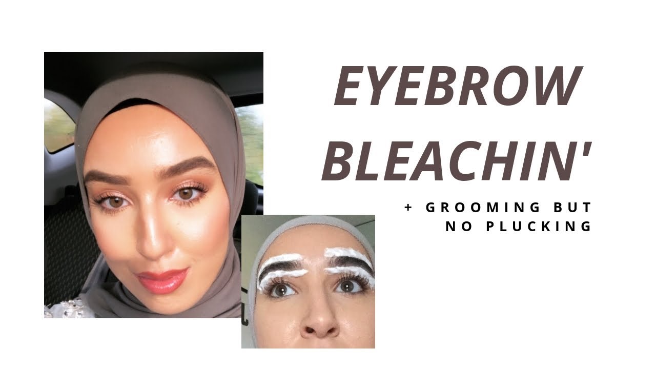 HOW I LIGHTEN AND GROOM MY EYEBROWS WITHOUT REMOVING ANY HAIR