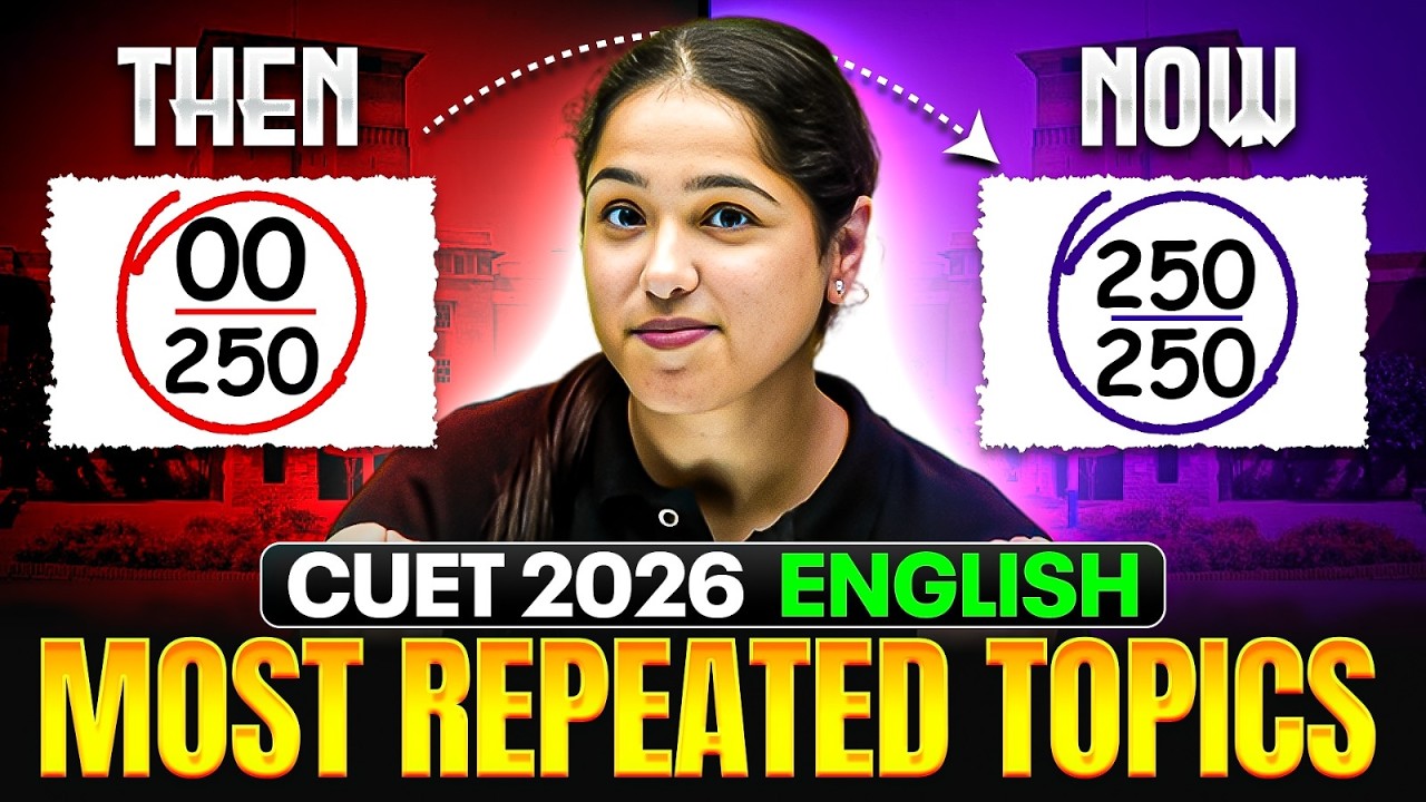CUET English 2026 Most Important Topics | Score 200+ Strategy | By Niharika Ma'am