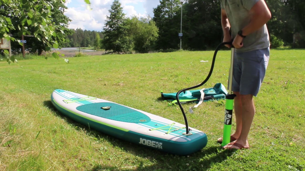 JOBE SUP-laudan täyttäminen- www.vesiurheilu.fi