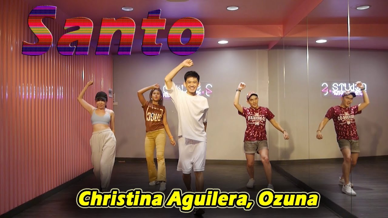 Christina Aguilera, Ozuna - Santo | Dance Fitness / Dance Workout By Golfy | คลาสเต้นออกกำลังกาย