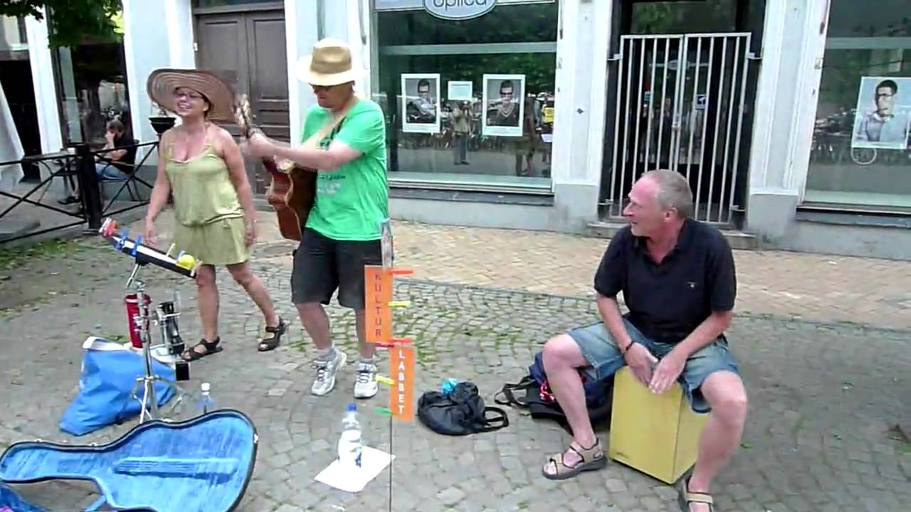 Street music from Landskrona Sweden...