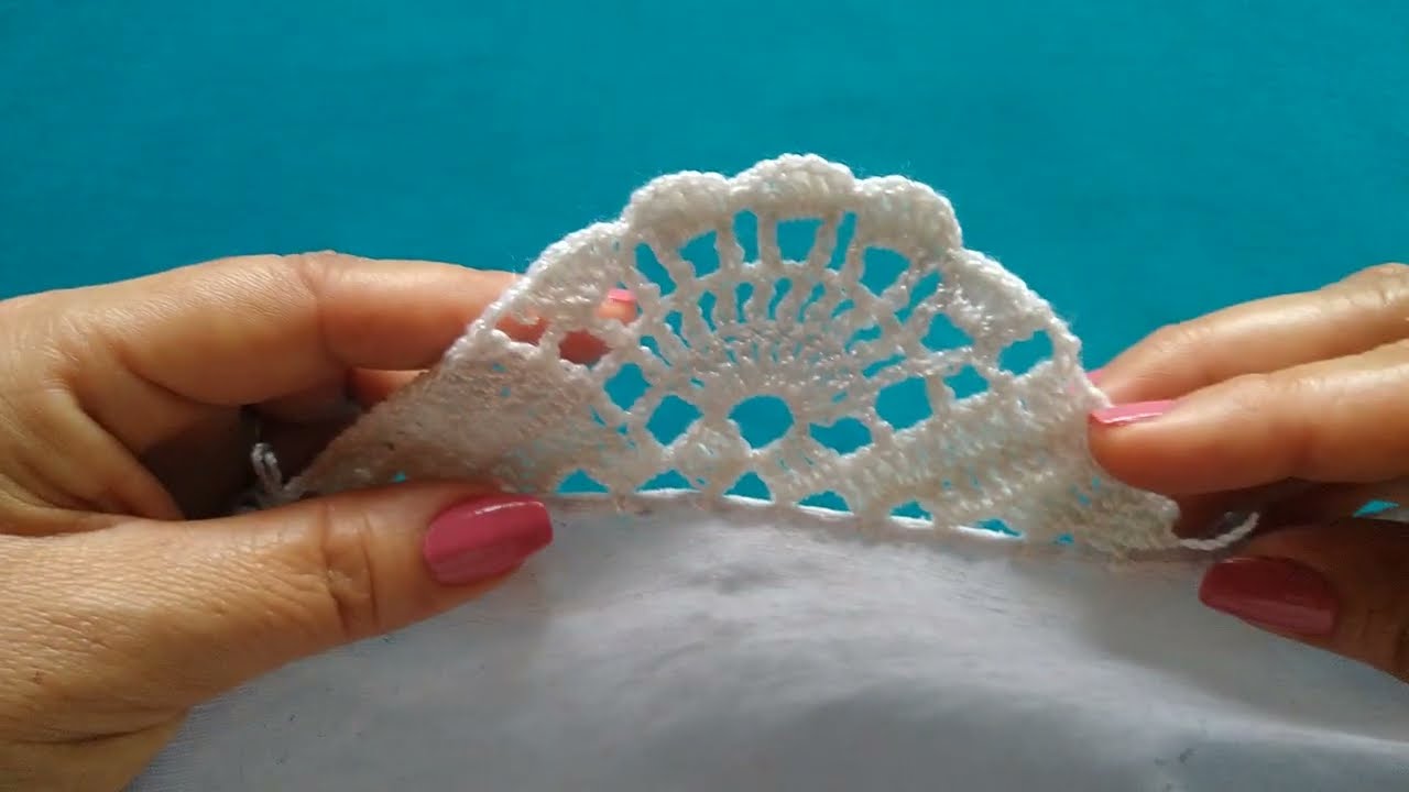 Orilla para servilletas,muy fácil de tejer num 905.#parati #fypage #crochet #arte #tutorial