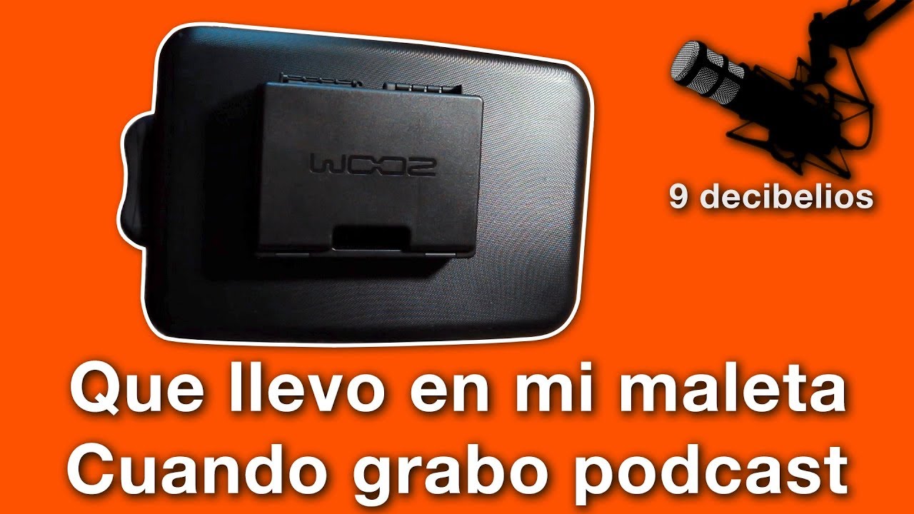 Que equipo llevo en mi maleta cuando voy a grabar podcast.