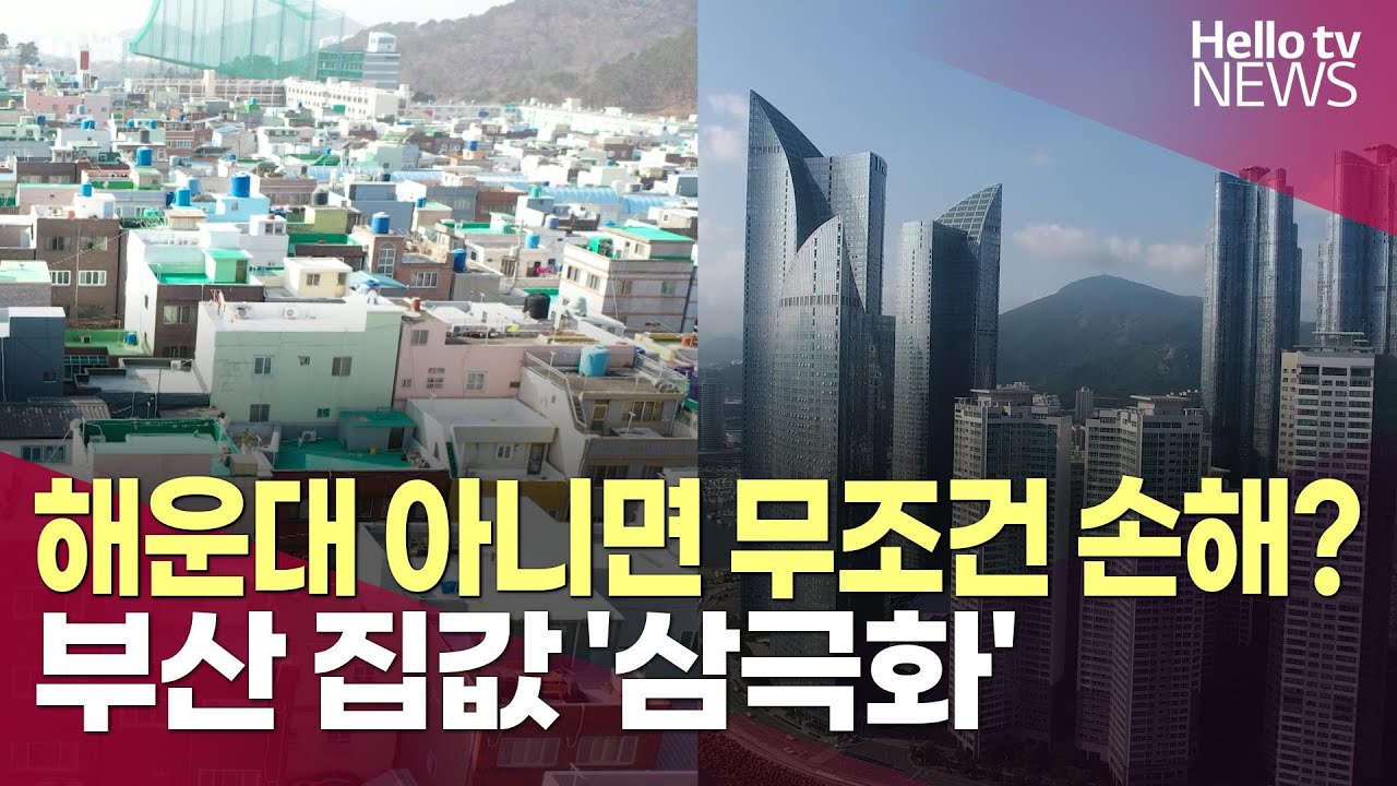 해운대 아니면 무조건 손해?…부산 집값 '삼극화'ㅣ#헬로tv뉴스