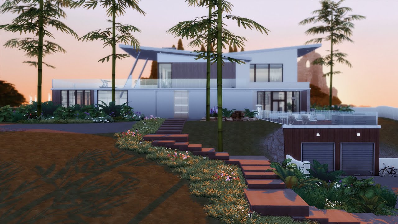 COUNTRY HOLIDAY HOME | THE SIMS 4 | NO CC | Stop-motion